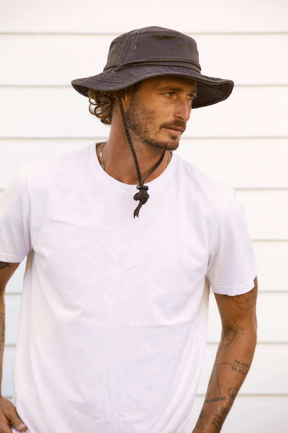Dusty Road Aussie Waterproof Cotton Hat - Image 3