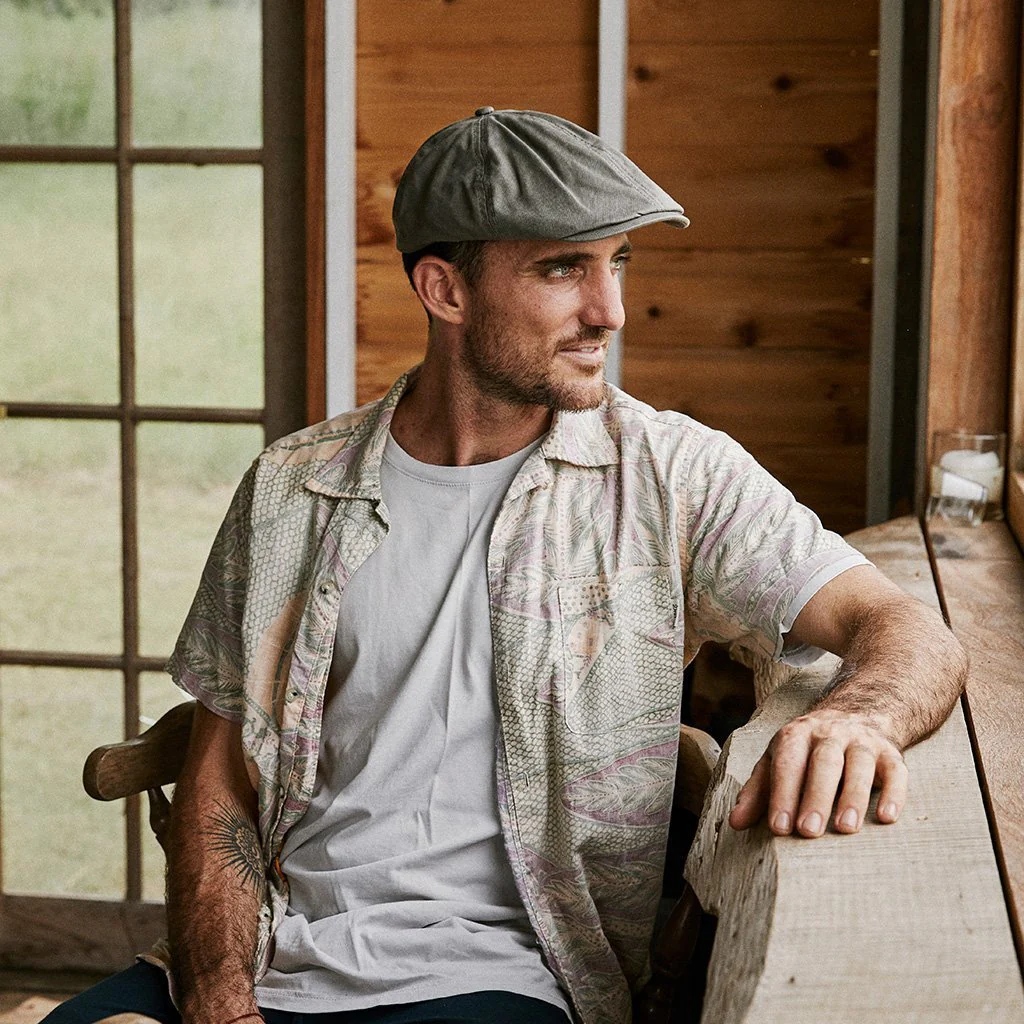 Henry Long-Bill Organic Cotton Newsboy Cap - Image 3