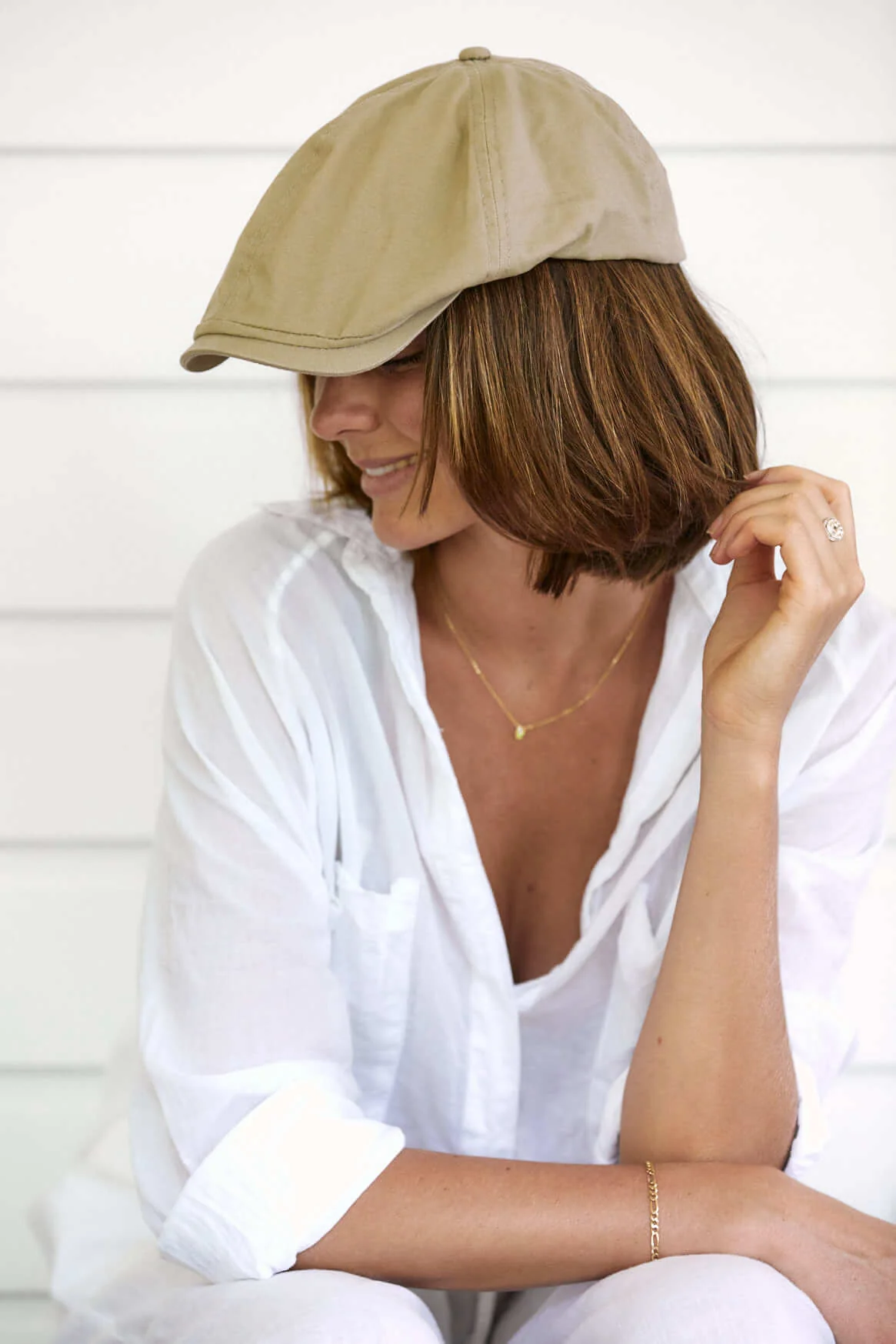 Henry Long-Bill Organic Cotton Newsboy Cap - Image 5