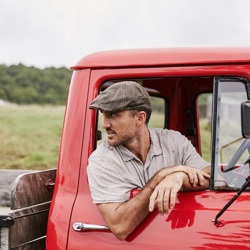 Merrik Cotton Newsboy Cap - Image 3