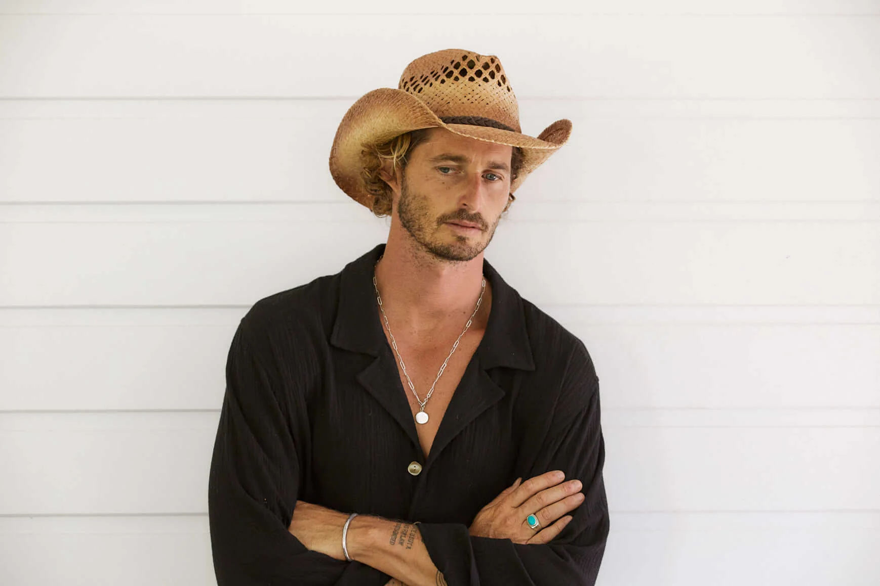 Tex Western Straw Shapeable Cowboy Hat - Image 3