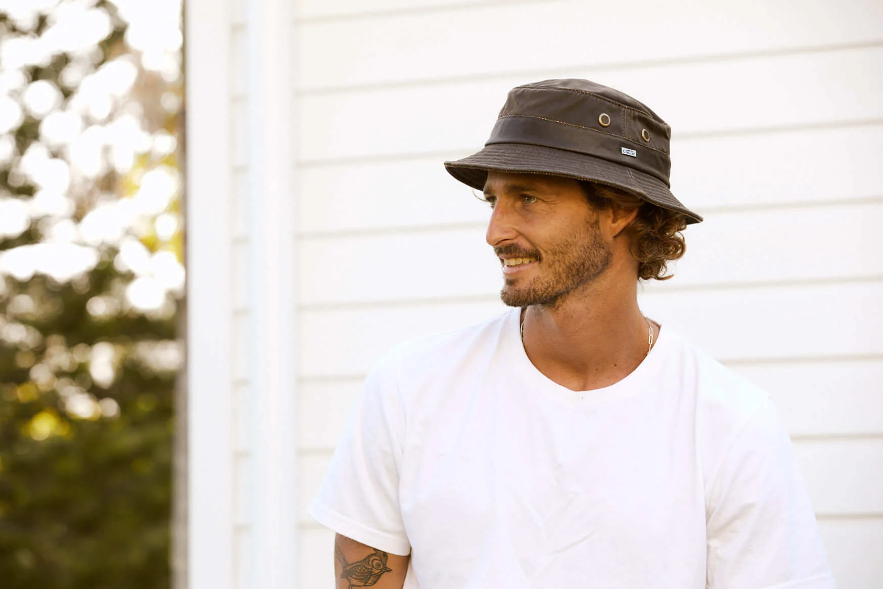 Weathered Cotton Bucket Hat - Image 3